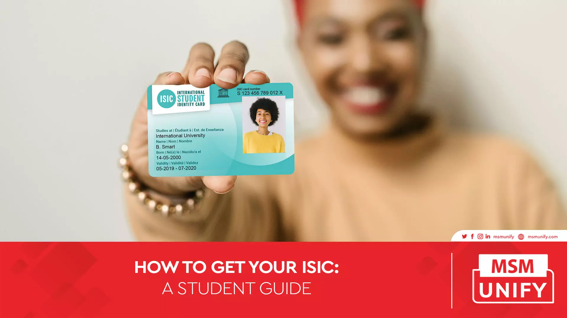 MSM Unify How To Get Your ISIC A Student Guide