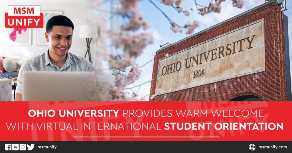 Ohio University Provides Warm Welcome with Virtual International Student Orientation