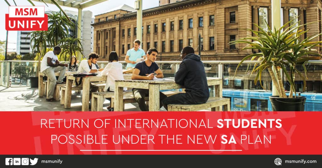 Return of International Students Possible Under the New SA Plan