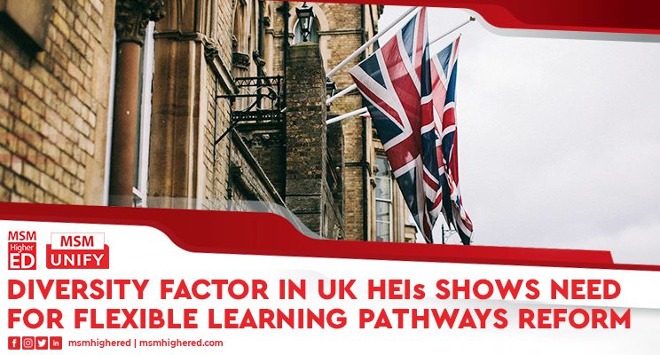 Diversity factor in UK HEIs shows need for flexible learning pathways reform