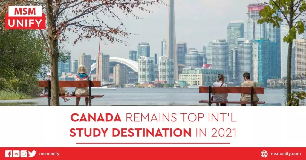 Canada Remains Top Intl Study