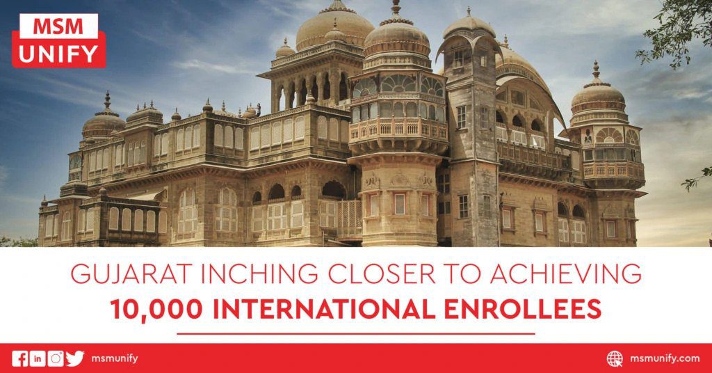 Gujarat Inching Closer to Achieving 10,000 International Enrollees