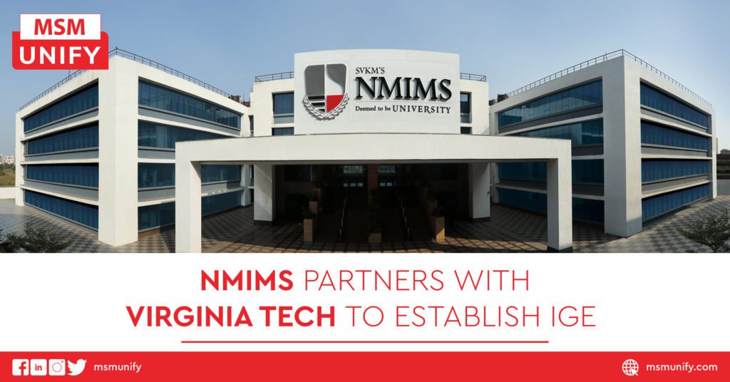 NMIMS Partners With Virginia Tech To Establish IGE