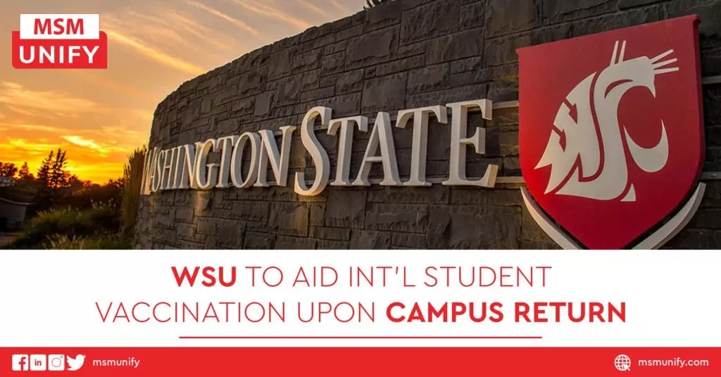 WSU to Aid Intl Student Vaccination Upon Campus Return