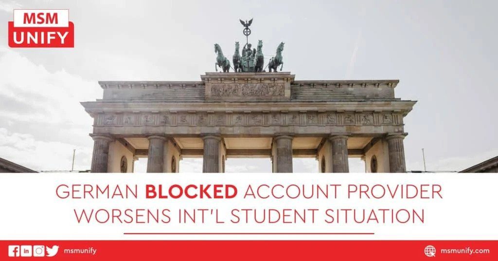 German Blocked Account Provider Worsens Int’l Student Situation