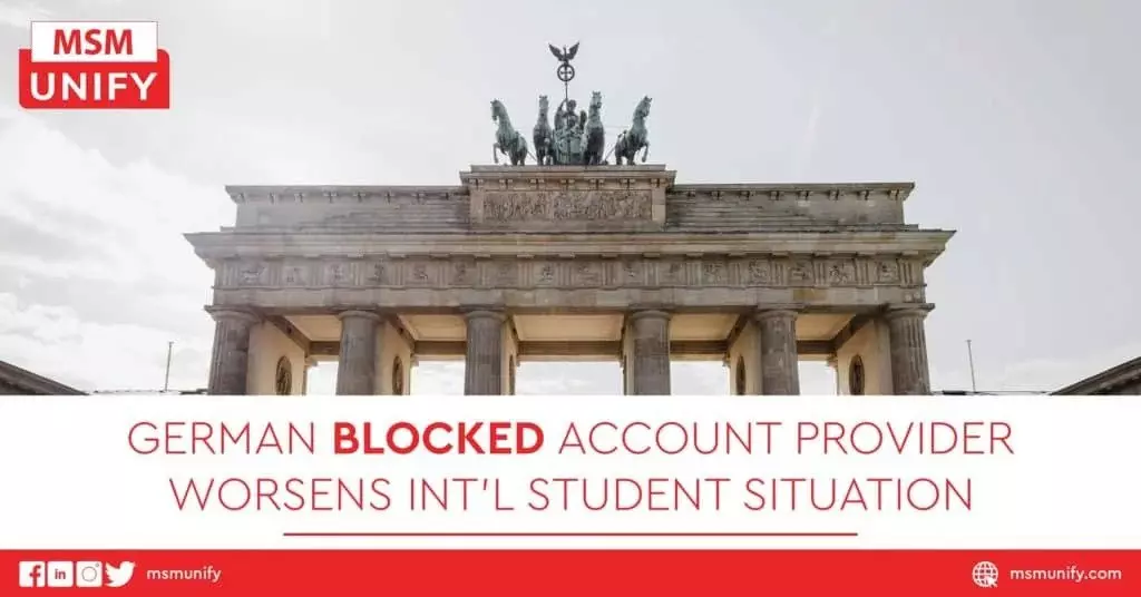 german blocked account