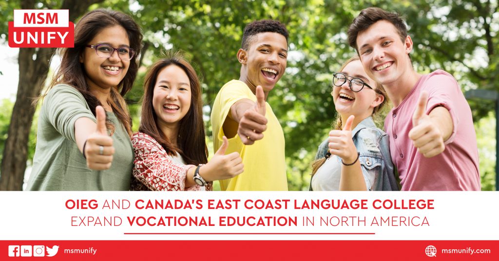 OIEG and Canada’s East Coast Language College Expand Vocational Education in North America