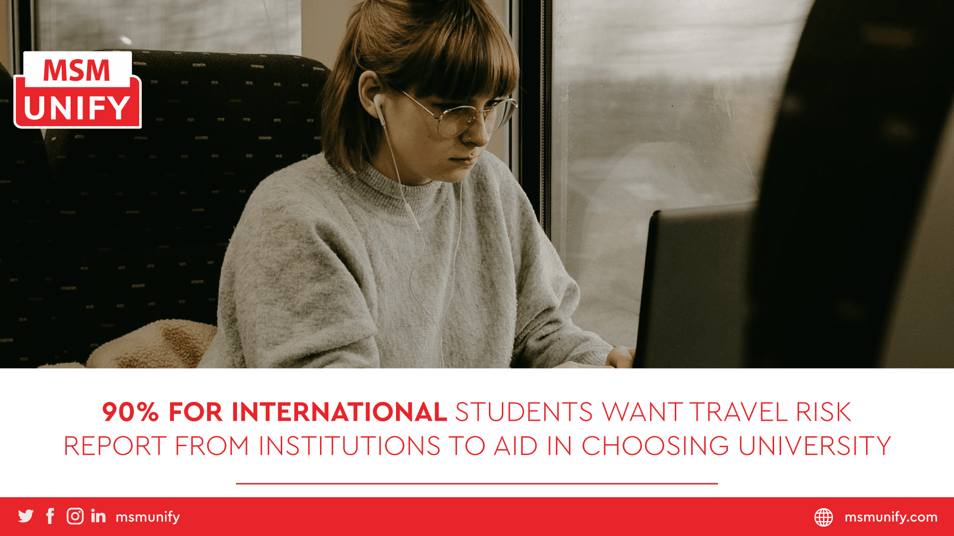 90 of International Students Want Travel Risk Report From Institutions To Aid in Choosing University
