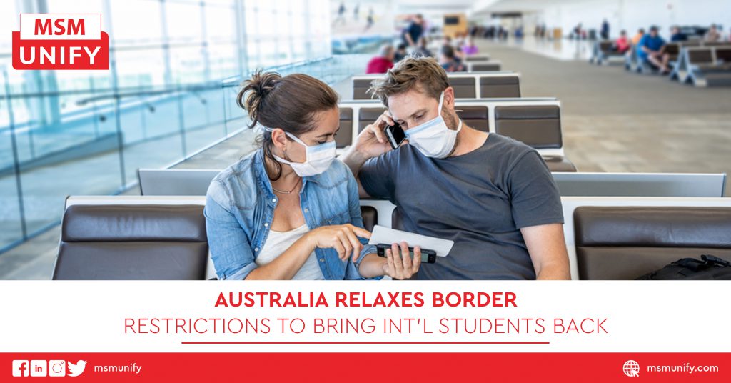Australia Relaxes Border Restrictions To Bring Int’l Students Back