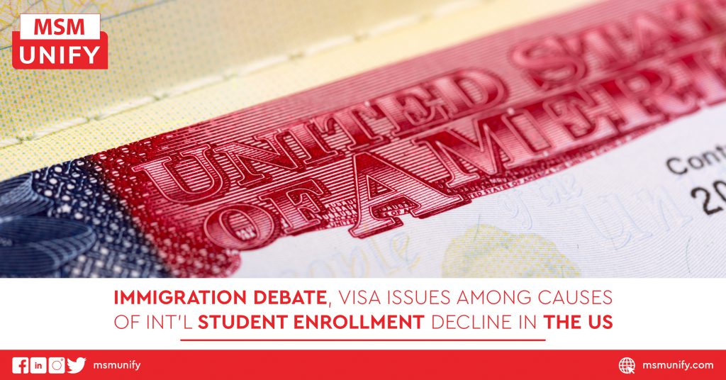 Immigration Debate, Visa Issues Among Causes of Int’l Student Enrollment Decline in the US