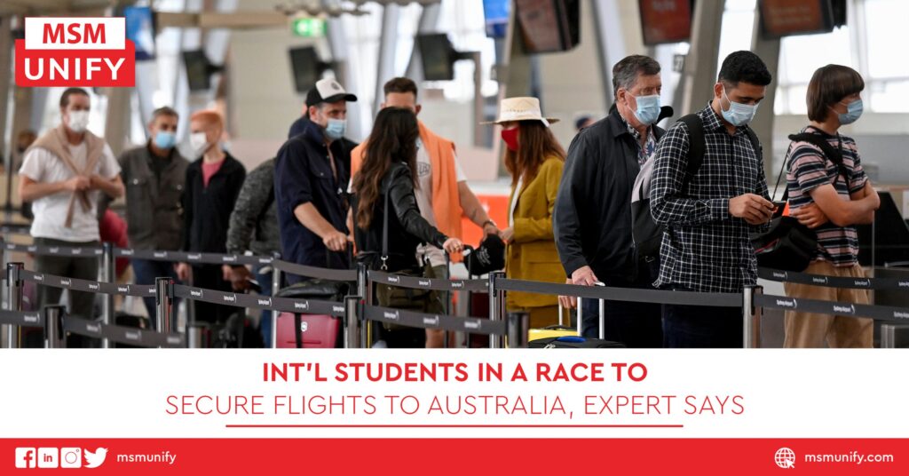 Int’l Students in a Race To Secure Flights to Australia, Expert Says