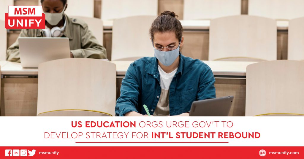US Education Orgs Urge Gov’t To Develop Strategy for Int’l Student Rebound