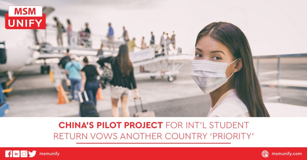 China’s Pilot Project for Int’l Student Return Vows Another Country ‘Priority’