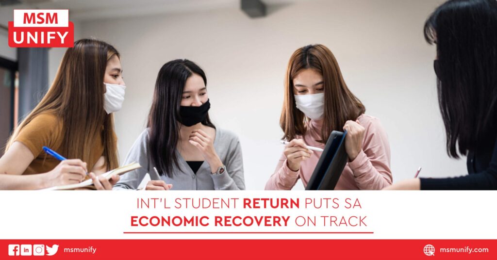 Int’l Student Return Puts SA Economic Recovery On Track