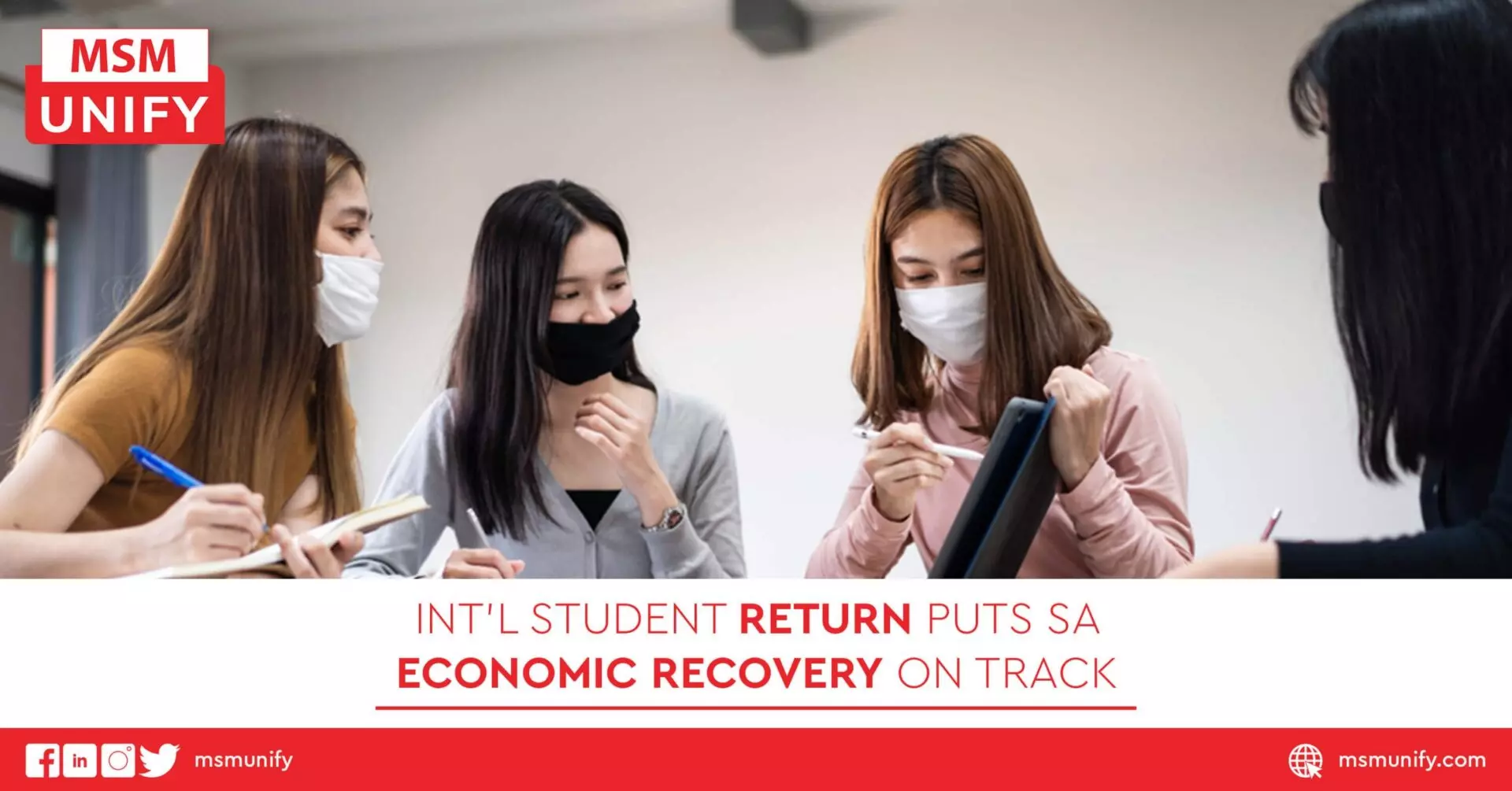 Intl Student Return Puts SA Economic Recovery On Track scaled 1