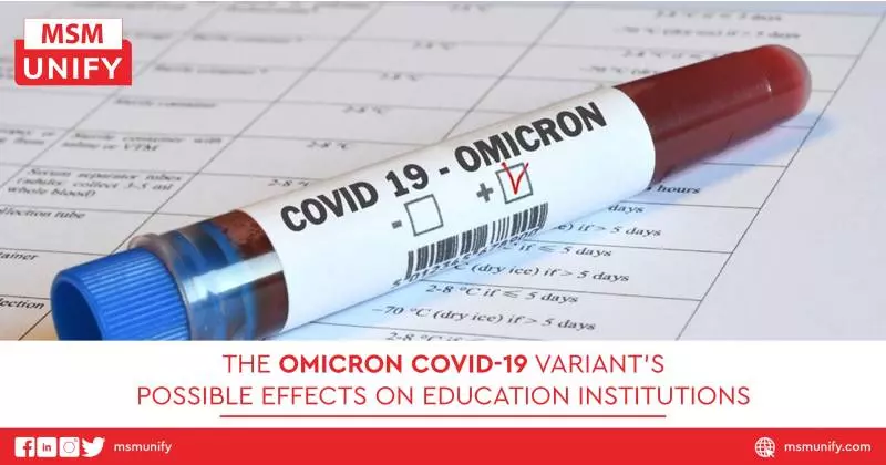 The Omicron COVID 19 Variants Possible Effects on Education Institutions 1 1