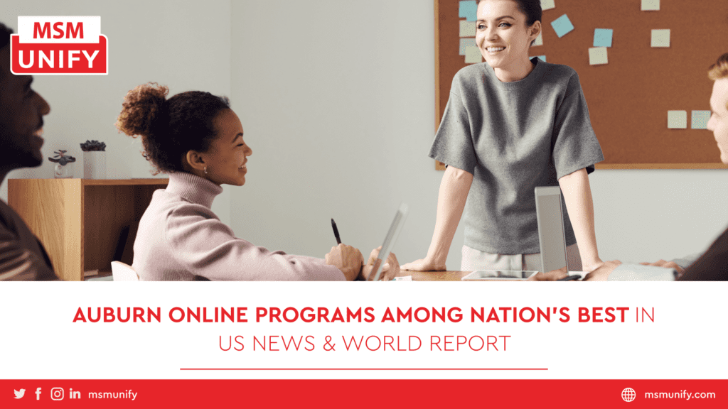 Auburn Online Programs Among Nation’s Best in US News & World Report