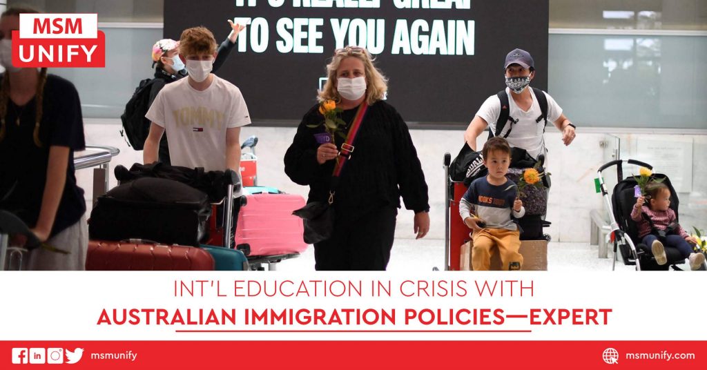 Int’l Education In Crisis With Australian Immigration Policies—Expert