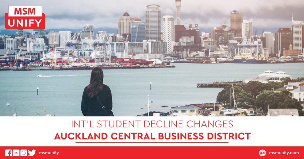 Int’l Student Decline Changes Auckland Central Business District