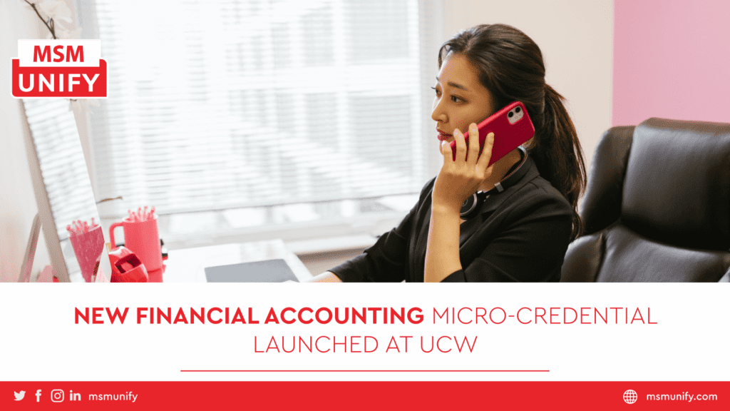 New Financial Accounting Micro-Credential Launched at UCW