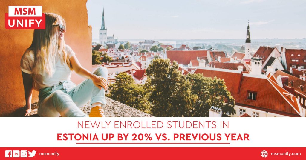 Newly Enrolled Students in Estonia Up by 20% vs. Previous Year