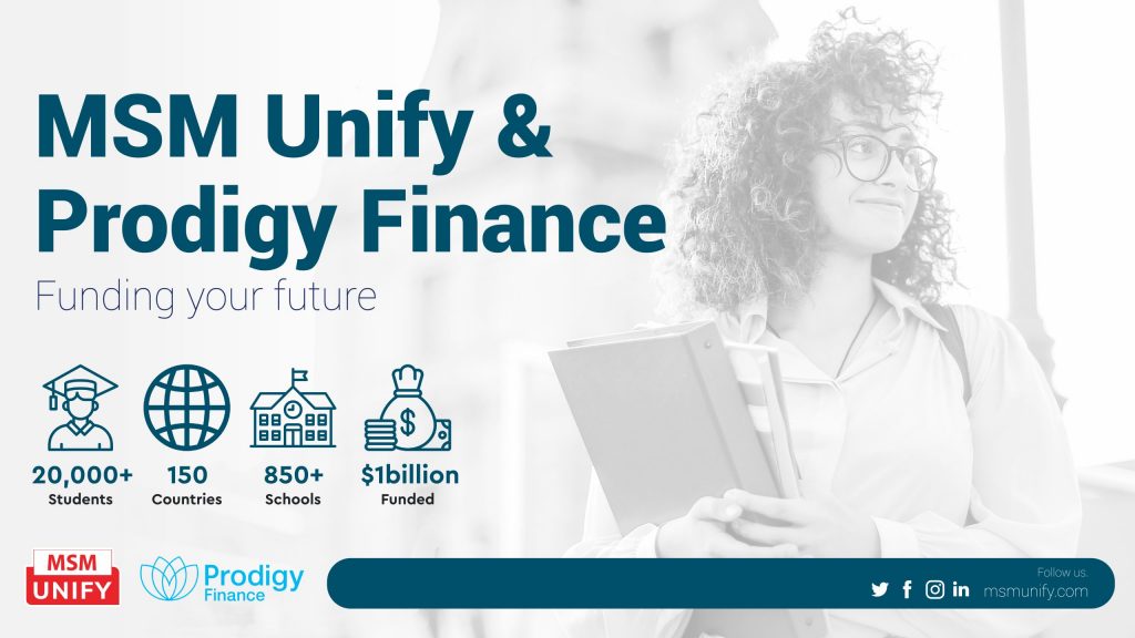 MSM Unify and Prodigy Finance Team Up To Make Master’s Education More Accessible