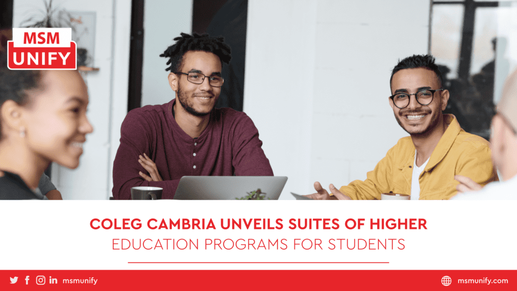 Coleg Cambria Unveils Suite of Higher Education Programs For Students