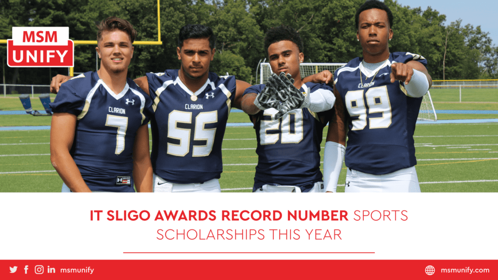 IT Sligo Awards Record Number Sports Scholarships This Year
