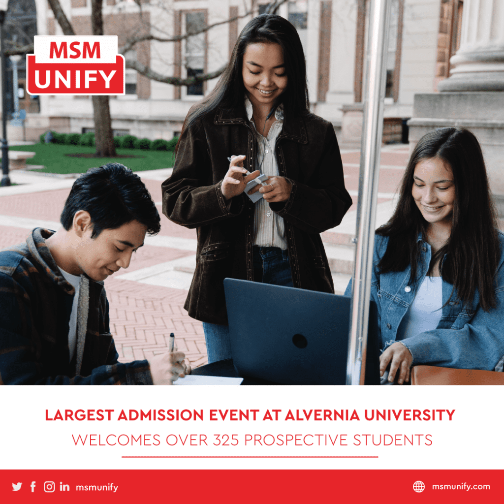 Largest Admissions Event At Alvernia University Welcomes Over 325 Prospective Students