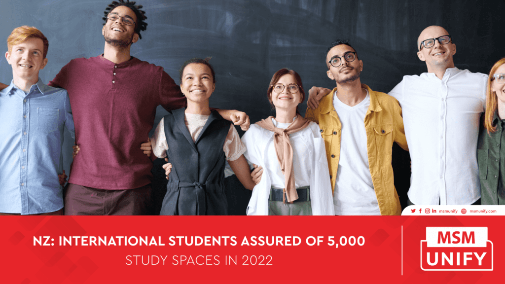 NZ: International Students Assured of 5,000 Study Spaces in 2022