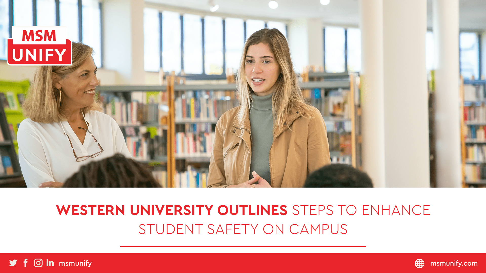 MSM Unify Western University Outlines Steps to Enhance Student Safety On Campus min