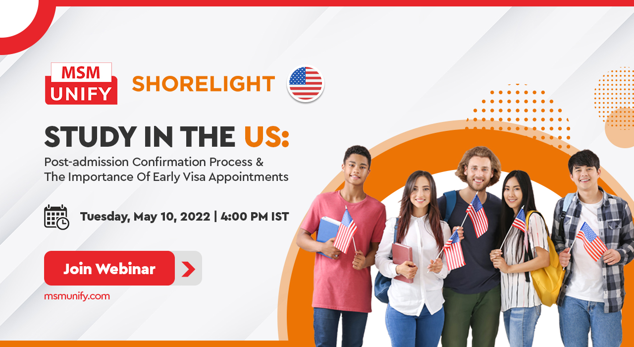 Shorelight: Study in the US: Post-admission confirmation process & the importance of early visa appointments