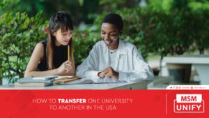 What is the process to transfer from one university to another