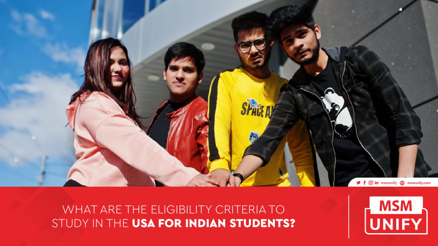 What are eligibility criteria to study in usa for indian students