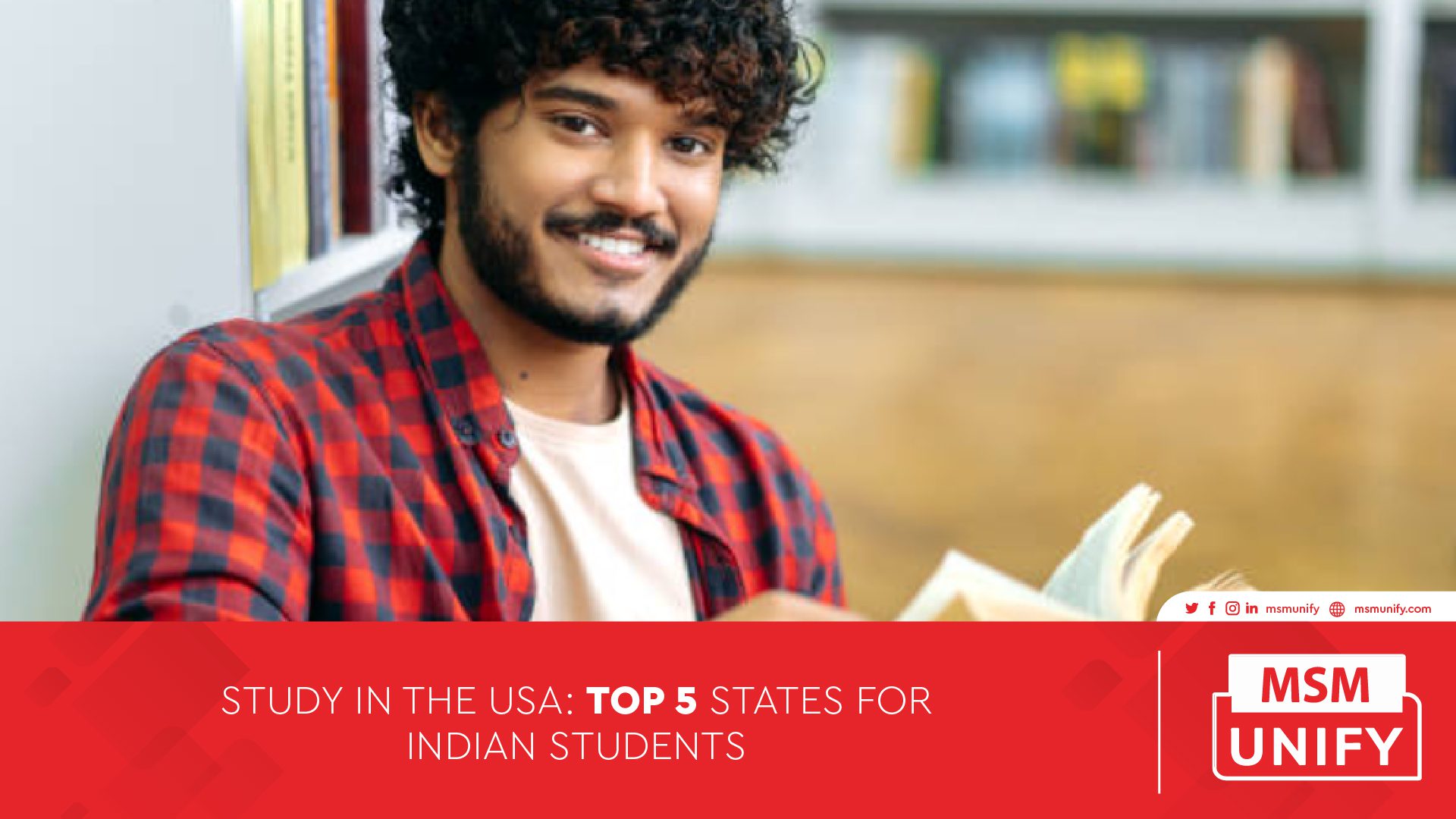 Top 5 States in the US for Indian Students MSM Unify