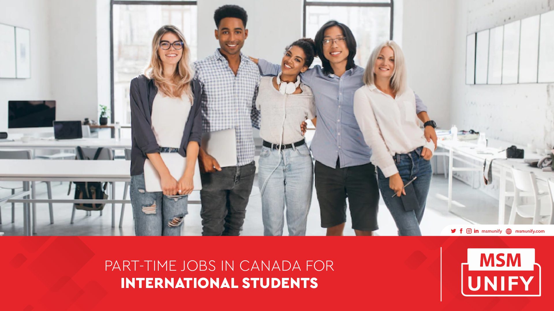 MSM Unify Part time Jobs in Canada for International Students
