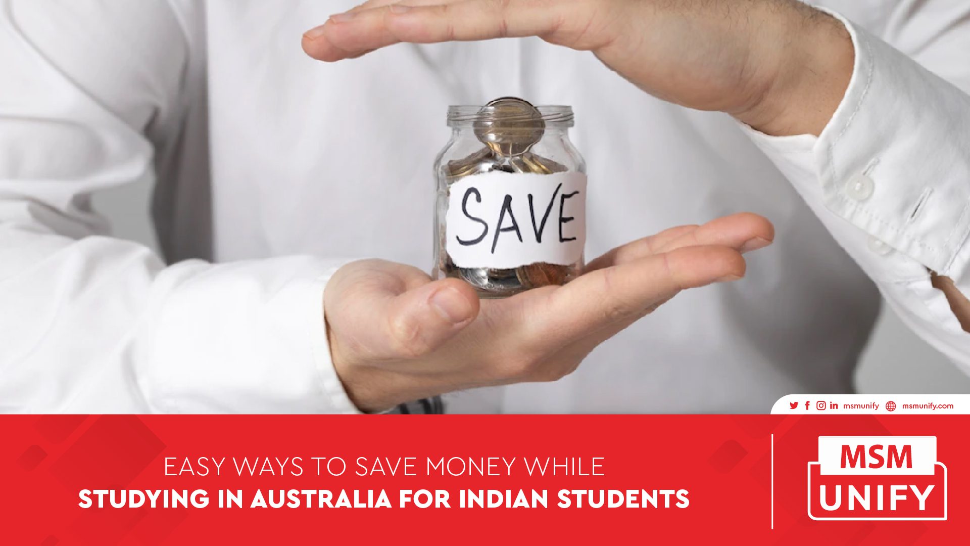 MSM Unify Easy Ways to Save Money While Studying in Australia for Indian Students