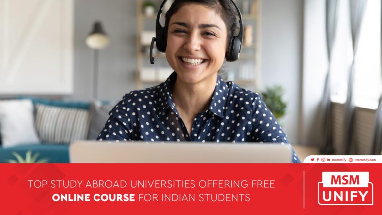 Top Universities Abroad Offering Free Online Course for Indian Students